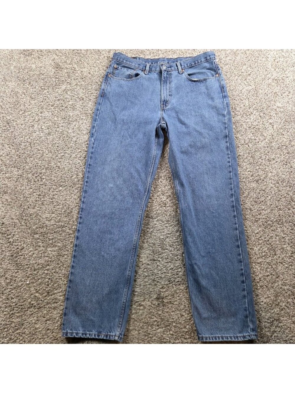 Levis 550 Jeans Mens 36x34 Relaxed Straight Dark Wash Denim